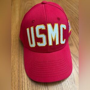Red USMC Baseball Cap
